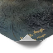 Poster Earth Angel AI Imaginaire Art numérique d'impressi (Coin)