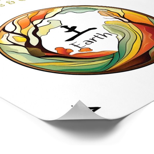 Poster Earth Element Acupuncture (Coin)