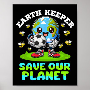Poster Earth Keeper Sauver notre planète Jour des terres