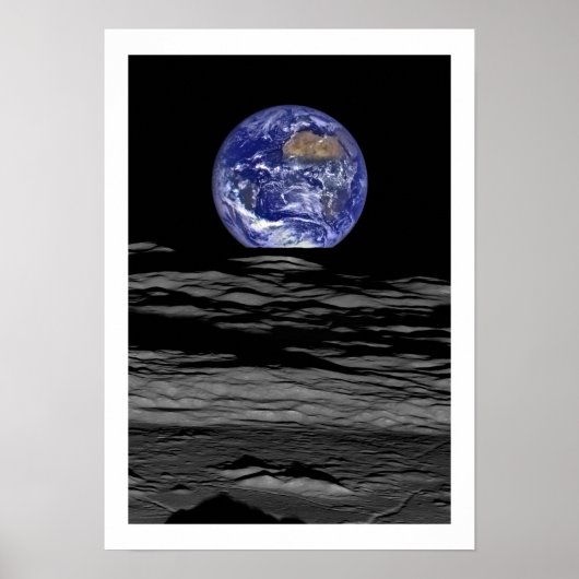 Poster Earth Moonscape (Devant)