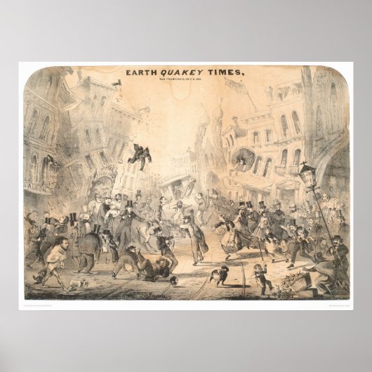 Poster Earth Quakey Times (0785A) (Devant)