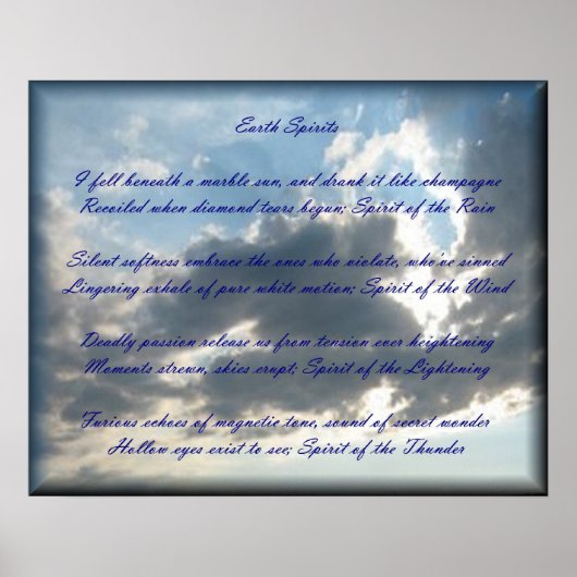 poster "Earth Spirits" (Voorkant)