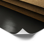 Poster Earth Tone Geometric Layers Abstract (Coin)