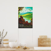 Poster EARTH Your Oasis in Space NASA visions de l'avenir (Cuisine)