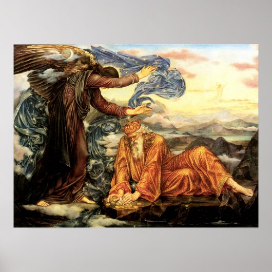 Poster Earthbound by Evelyn De Morgan, Victorian Art (Devant)