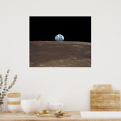 Poster Earthrise - Apollo 11 (Cuisine)