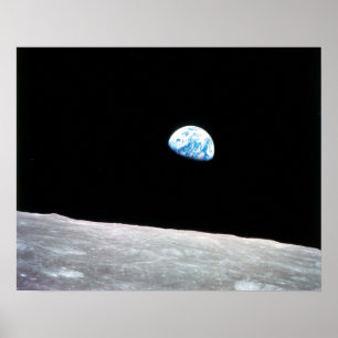 Poster Earthrise de la lune