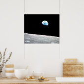 Poster Earthrise - La perspective lunaire (Cuisine)