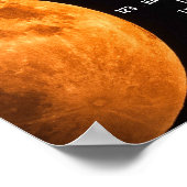 Poster Earth's Blood Moon, Planetarium Event Publicité (Coin)