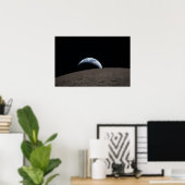 Poster Earthset Orion Spacecraft Artemis Moon Mission (Bureau à domicile)