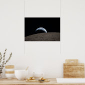 Poster Earthset Orion Spacecraft Artemis Moon Mission (Cuisine)