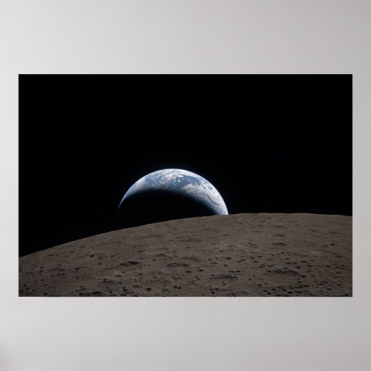 Poster Earthset Orion Spacecraft Artemis Moon Mission (Devant)