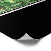 Poster East Fork Lake State Park Ohio Carte satellite (Coin)