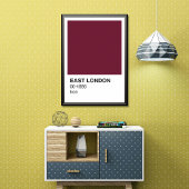 Poster East London Iron - Bordure blanche