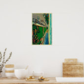 Poster East Ocean Avenue et BeachLong Beach, CA (Cuisine)