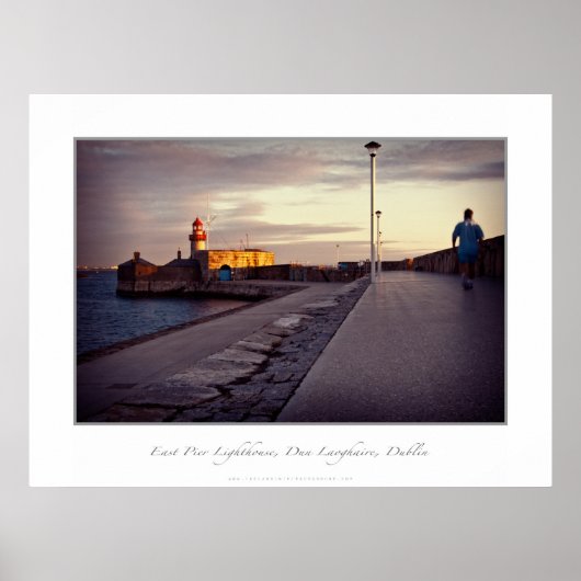 Poster East Pier Lighthouse, Dun Laoghaire, Dublin (Devant)