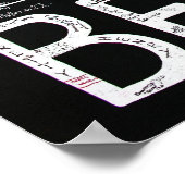 Poster East Side Gallery, Berlin Wall, Barbed Wire/Red Su (Coin)