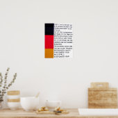 Poster East Side Gallery, Berlin Wall, Commerciale Fall O (Cuisine)