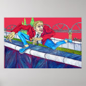 Poster East Side Gallery, Berlin Wall, Echap Climat (Devant)