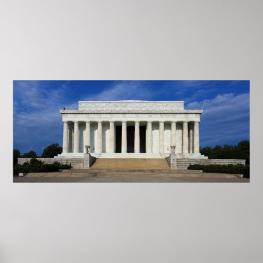 Poster East Side of the Lincoln Memorial Washington D.C. (Devant)