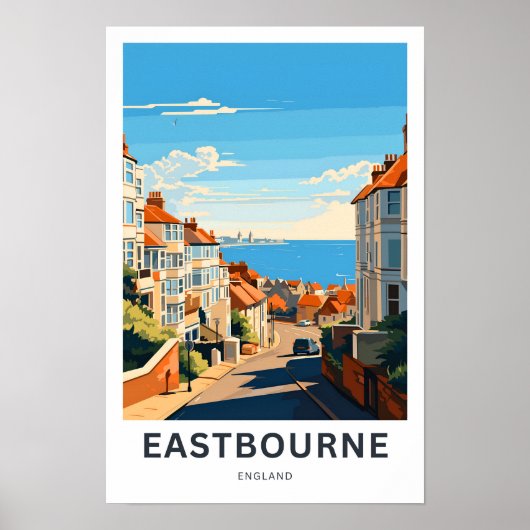 Poster Eastbourne Angleterre Imprimer (Devant)