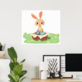 POSTER EASTER BUNNY (Bureau à domicile)