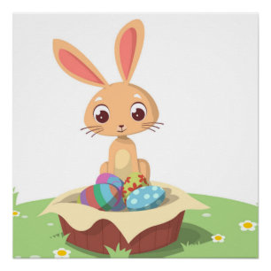 POSTER EASTER BUNNY