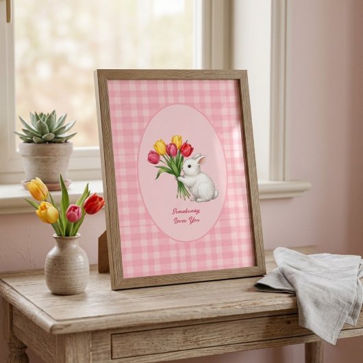 Poster Easter Bunny Sketch Print - Rabbit Wall Art
