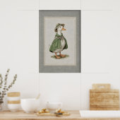 Poster Easter Duck Printable Art, Spring Minimalist (Cuisine)
