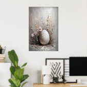 Poster Easter Egg Print, Spring Vintage Easter Egg (Bureau à domicile)