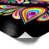Poster Easter Egg Psychedelic Design (Coin)