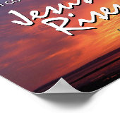 Poster EASTER Jesus est ressuscité élégant coucher de sol (Coin)