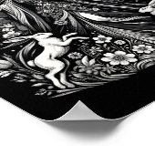 Poster Easter Ostara Eostre Pagan Witchcraft Spring Moon  (Coin)