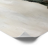 Poster Easter Rabbit Carrot Print, Spring Bunny (Coin)