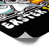 Poster Easter Squad Dabbing Bunny Chick Egg Chasse Match (Coin)
