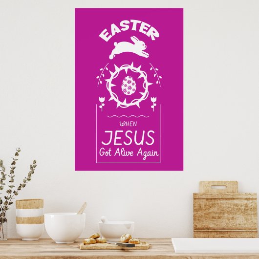Poster Easter - When Jesus Got Alove Again (Cuisine)