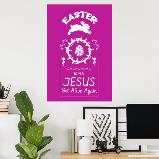Poster Easter - When Jesus Got Alove Again (Bureau à domicile)