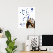 Poster Eastern Illinois Panthers Empreinte de patte & EIU (Bureau à domicile)