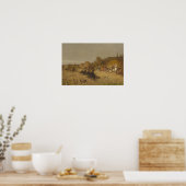 Poster Eastman Johnson - Husking Bee, île de Nantucket (Cuisine)