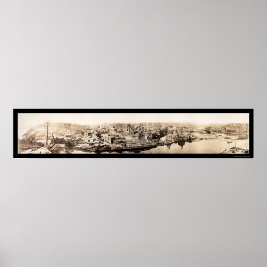 Poster Easton, Pennsylvanie Photo 1913 (Devant)