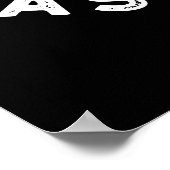 Poster Easy Crumb Easy Dough Funny Cookie Pun Dark BG (Coin)