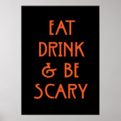 Poster Eat drink and be scary (Devant)