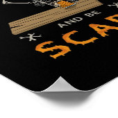 Poster Eat Drink And Be Scary Aesthetic Graphic (Coin)