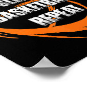 Poster Eat Sleep Basketball Répéter l'entraîneur du joueu (Coin)