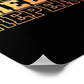 Poster Eat Sleep Cheer Repeat Cheerleader (Coin)