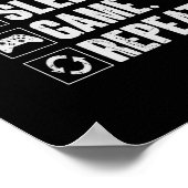 Poster Eat Sleep Game Repeat Funny Video Gamer Gift Gamin (Coin)