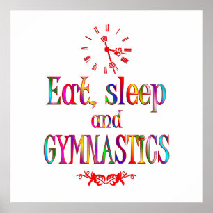 Poster Eat, Sleep Gymnastics