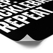 Poster Eat Sleep Pickleball Repeat Funny Player Gift  (Coin)