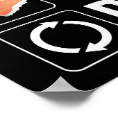 Poster Eat. Sleep. Sushi. Repeat (Coin)