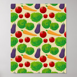 Poster Eat Your Vegetables